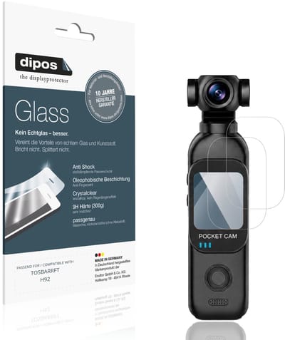 dipos – 2x Pantserfolie geschikt voor TOSBARRFT H92 | 9H Screenprotector
