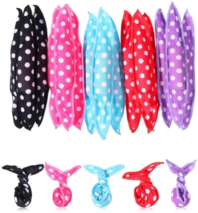 Heatless Curls - 15 stuks - Krulspelden - Haarrollers - Haarkruller - Krullen Zonder Hitte - Rollers Hair curler - Heatless Curls Tool - DIY Haarstyling Gereedschap - Krulband - Curling Ribbon - voor gebruik tijdens de nachtrust