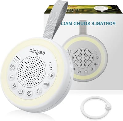 Witte Ruis Machine - Slaaphulp Baby - Baby Kalmeren - Huil Detectie - 10.5 cm - Wit