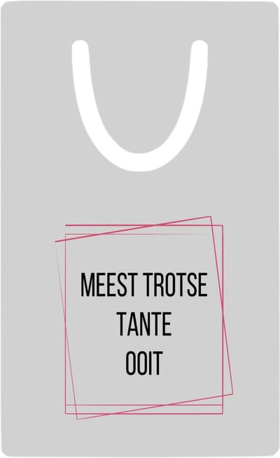 Hacebo® - meest trotse tante ooit metalen boekenlegger - Tante - trotse tante - verjaardagscadeau - verjaardag - cadeau - cadeautje voor tante - tante artikelen - kado - geschenk - gift Bladwijzer boekenleggers - 7.6 cm x 5cm