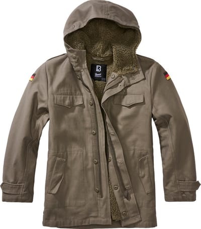 Brandit - BW Kinder Parka jas - Kids 122/128 - Groen