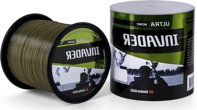 Vislijn Monofilament - Nylon Koord Hengel - Karpervissen - Extreem Slijtvast - 1200 m - Olijfgroen