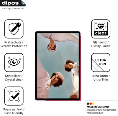 dipos – 2x Beschermfolie geschikt voor UJJ U7 11 Zoll | Krasbestendige & heldere Screenprotector Ultra-Thin