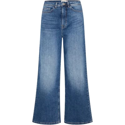 ICHI - IHTWIGGY CROPPED HIGH WAIST - Dames - Relaxed fit jeans