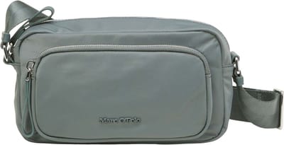 Marc O'Polo Schoudertas Naika Crossbody Bag Deep Emerald Blauwgrijs