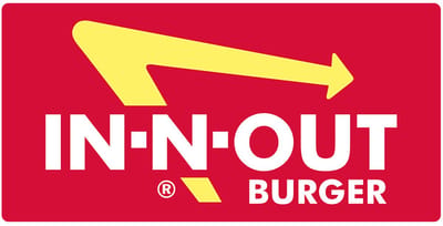Signs USA - wandbord - dibond - In N Out Burger - 50 x 25 cm