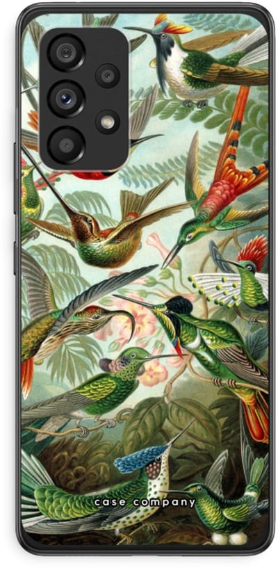 Case Company® - Hoesje geschikt voor Samsung Galaxy A53 5G hoesje - Haeckel Trochilidae - Soft Cover Telefoonhoesje - Bescherming aan alle Kanten en Schermrand