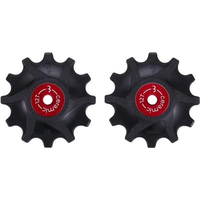 BBB Cycling Keramische Derailleurwieltjes SRAM - 11-speed Derailleur Wieltjes - Duurzaam - Zwart - 12T - RollerBoys Ceramic 12T NW SR BDP-16