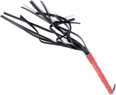Nooitmeersaai - Zweep met rood handvat - 50 cm