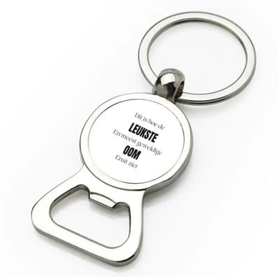 Akyol - dit is hoe de leukste en geweldige oom uit ziet flesopener - Oom - cadeau oom - cadeau - verjaardag oom - 9 bij 3 cm