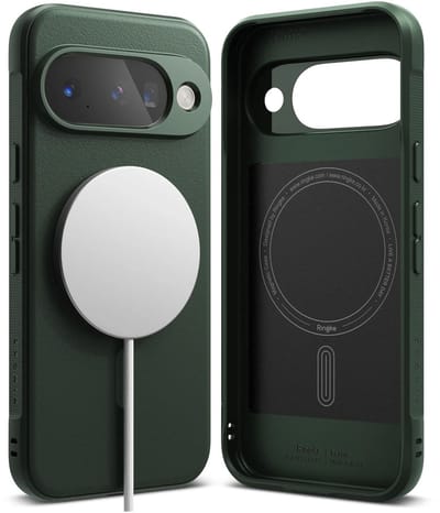 Ringke Onyx Magnetic | Hoesje Geschikt voor Google Pixel 10 | Compatibel met MagSafe / Qi2 | Back Cover Flexibel TPU | Groen