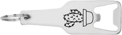 Akyol - cactus flesopener - Bloemist - cactus liefhebber - vriendschap - leuk kado voor je vrienden om te geven - 105 x 25mm