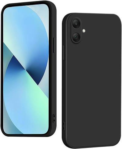 Hoesje Geschikt voor Samsung Galaxy A07 - Zwart - Casemania Liquid Siliconen Back Cover