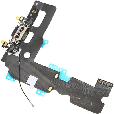 Oplaadpoortmodule USB-oplaadpoort Dockconnector Microfoon Signaalantenne Flexkabelmodule zwart