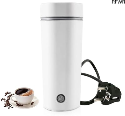 RFWR® Draagbare 3-in-1 waterkoker met instelbare temperatuur - 450 ml, ideaal voor reizen, thuisgebruik en kantoor