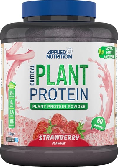Applied Nutrition Critical Plant (1800g) Strawberry - Eiwitten - Veganistisch eiwit