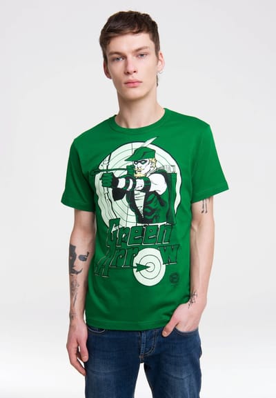 Logoshirt T-Shirt Green Arrow