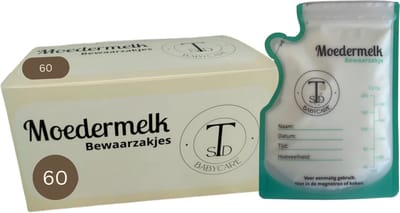 TSD goods - Moedermelk Bewaarzakjes - 60 stuks - Extra groot - 240 ml - met Schenktuit - Borstvoeding Bewaarzakje - Babyvoeding Bewaarbakjes - Borstvoeding Zakjes