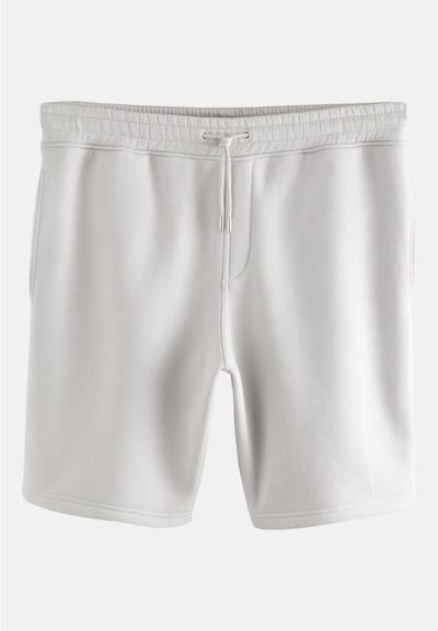Next - Heren - Klassieke short van geborsteld jersey - Grijs