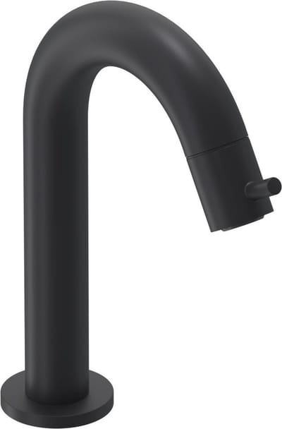 IVY Bond Fonteinkraan gebogen staand model S Mat zwart PED