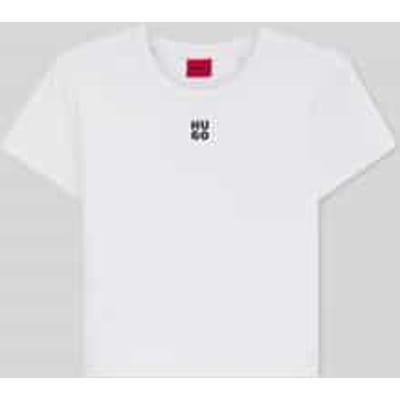 slim fit T-shirt van katoenmix model 'DELANOR'