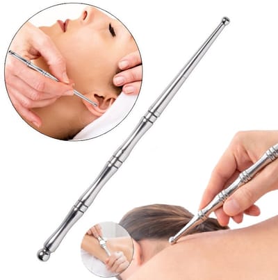 Deep Tissue Massage Tool – RVS – Handmatige Acupunctuurpen & Triggerpoint Massage Stick – Voor Gezicht, Handen, Voeten & Lichaam