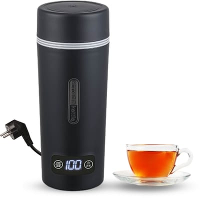 JT Products Reis Waterkoker – 350mL –4 Temperatuurstanden - Mini Waterkoker – Kleine Waterkoker Camping – Draagbare Waterkoker