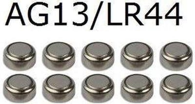 10 Stuks LR44 / AG13 Knoopcel Batterijen