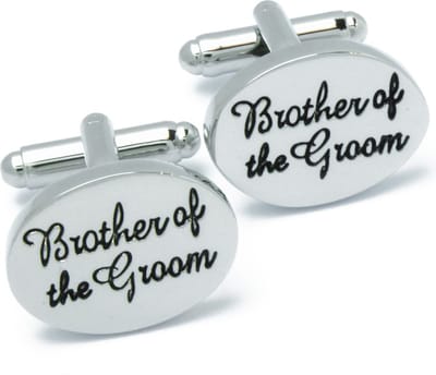 Manchetknopen - Brother of the Groom Ovaal