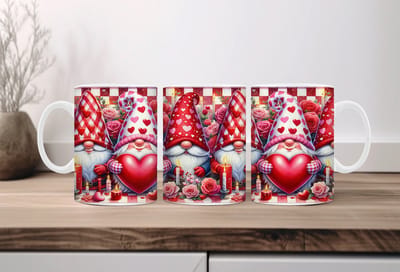 Koffiemok valentijn Gnomes 21 | Valentijn cadeau | Valentijn decoratie | Grappige Cadeaus | Koffiemok | Koffiebeker | Theemok | Theebeker | chocoladebeker