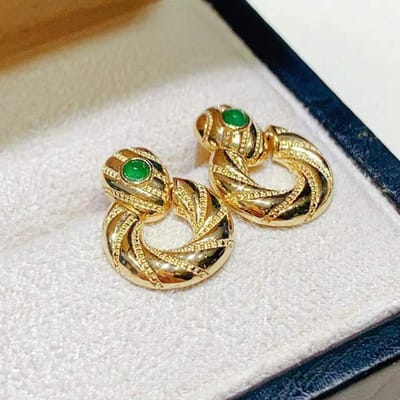 14k Gouden Diamanten Oorknop Voor Vrouwen Fijn Aros Mujer Oreja Orecchini Vrouwen Trendy 14k Geelgouden Oorbel Edelsteen Vrouwen goud