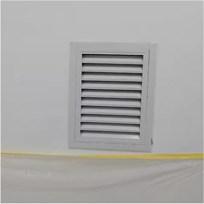 Luchtrooster Retour - Ventilatierooster - Luchtcirculatie Verbeteren - Maatwerk Mogelijk - 70x86 cm - Wit