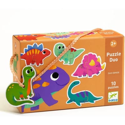 DJECO puzzel duo dinos 2 jr+