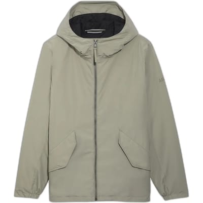 Korte waterdichte jas met capuchon Aigle MTD® Ouate Dupont Sorona®