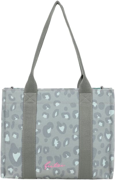 Fritzi aus Preußen schoudertas Tote Shopper Canvas Leo Jungle groen