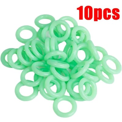 10/30/50 STKS Siliconen O-vormige Lichtgevende Ring Buiten Kampeerplaats Haringen Nacht Opening Fluorescerende Haringstok Tent Accessoires 10pcs