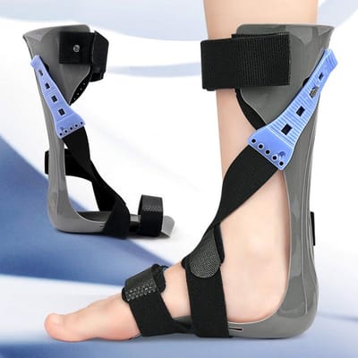 Enkelfixatiebraces, Enkelbraces, Enkelkneuzingsfixatiestraps, Draagbare Schoenen en Voetverzakking Orthose XL(41-440