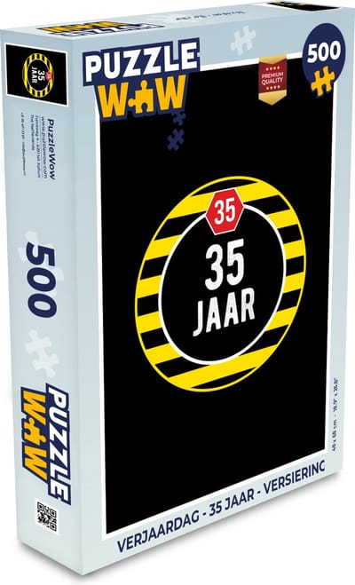 Puzzel Verjaardag - 35 Jaar - Versiering - Legpuzzel - Puzzel 500 stukjes