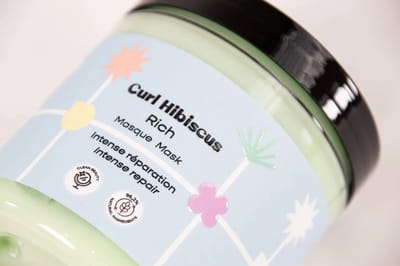SHANDRANI Curl Hibiscus Rich Mask – Intensieve verzorging voor krullend en golvend haar, 250ml