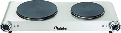 Bartscher Kooktoestel, 2 kookplaten | 53.5(b) x 22.5(d) x 9(h) cm