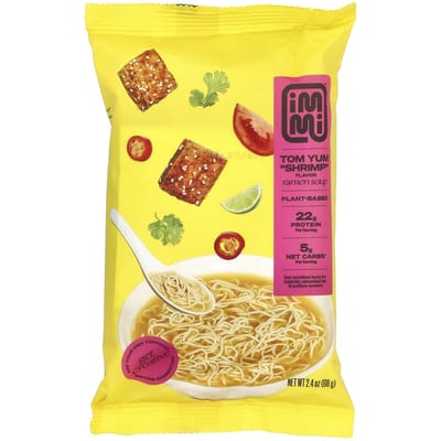Immi, Ramen Soep, Tom Yum Garnalen, 68g(2,4 oz)