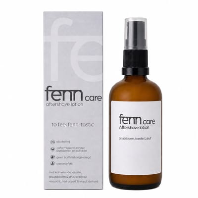 Fenn Care Aftershave balsem – Hydraterende Aftershave - Moisturizer – Zonder Parfum & Alcohol – plakt niet & voelt niet vettig aan - Kalmerend & Herstellend – verzacht de Huid na Scheren en Zon - Aftersun– 100ml