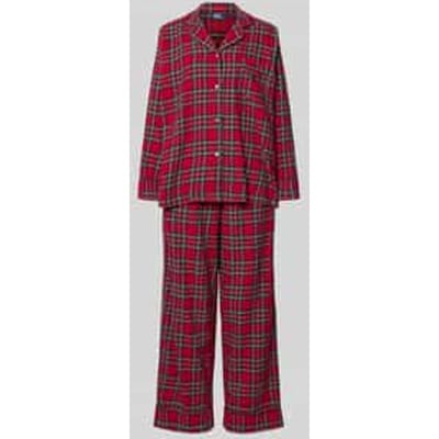 Pyjama met labelstitching model 'Cozy Flannel'
