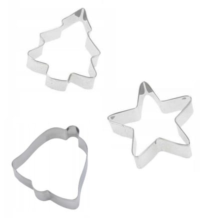 Zenker Kerstkoekjes Vormpjes Set (3 stuks) - 6,5 cm