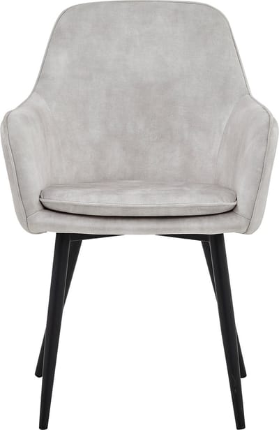 Stoel - Set Van 2 - Ecru - Adoré Velvet - Industrieel - Met armleuning