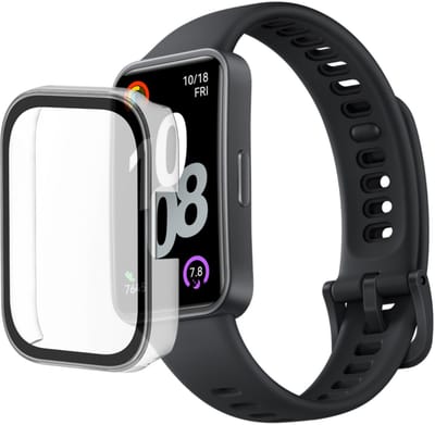 Huawei Band 10/Band 9/Band 8 - Hoesje Harde beschermhoes transparant scherm gehard glas