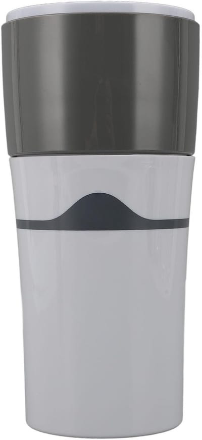 Giet over Koffiemok - Druppelkoffiezetapparaat Reisbeker - Koffie Zetten - Lichtgewicht Handmatig - 450 Ml - Zwart