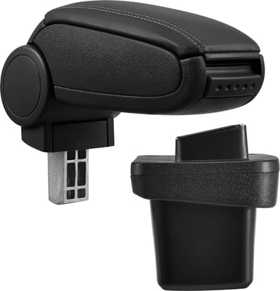 [pro.tec]® Armsteun-Volkswagen Golf 7-kunstleer-zwart