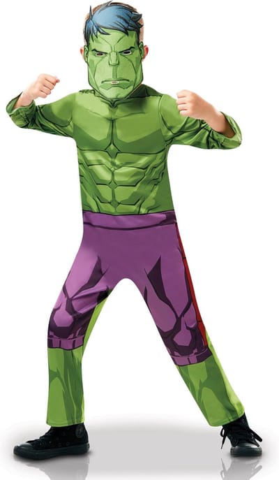 Klassiek Hulk™ animatieserie kostuum voor jongens - Verkleedkleding - Carnavalskleding