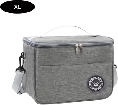 Nivard Koeltas - Koelbox - Koelelementen - Coolbox - Auto - Lunchtas - Strand - Grijs XL